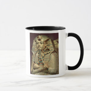 Detail des zweiten mummiform Sarges Tasse