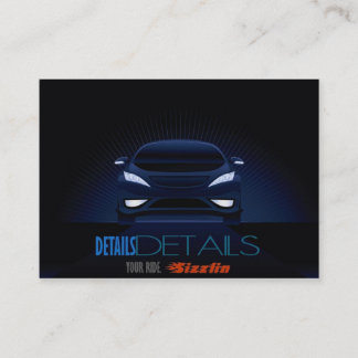 Detail-Detail-Geschäfts-Karte Visitenkarte