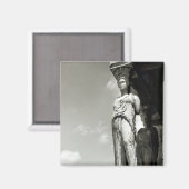 Detail einer Karikatur aus dem Erechtheion Magnet (Vorderseite/Rückseite)