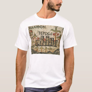 Detail einer Karte von Jericho T-Shirt