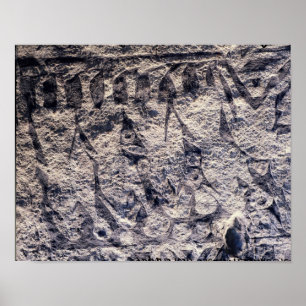 Detail einer rituellen Prozession Poster