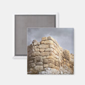 Detail einer Steinmauer Magnet (Vorderseite/Rückseite)