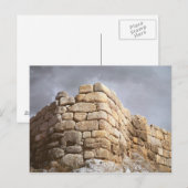 Detail einer Steinmauer Postkarte (Vorne/Hinten)
