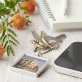 Detail einer Steinwand Schlüsselanhänger (Seite)