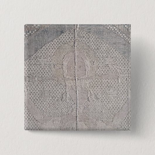 Detail eines altarcloth mit Christus von Button (Vorderseite)