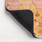 Detail eines Banketts mit Musikern Mousepad (Ecke)