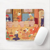 Detail eines Banketts mit Musikern Mousepad (Mit Mouse)