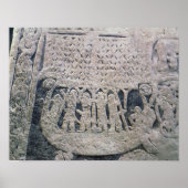 Detail eines Bildsteins Poster (Vorne)