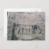 Detail eines Bildsteins Postkarte (Vorne/Hinten)