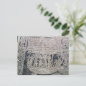 Detail eines Bildsteins Postkarte (Stehend Vorderseite)