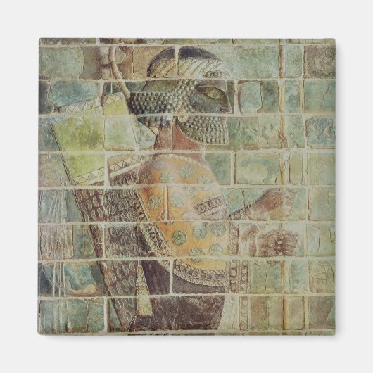 Detail eines Bogenschützen aus einem Fries Magnet (Vorne)