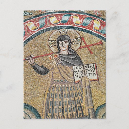 Detail eines Kriegerchristen Postkarte (Vorderseite)