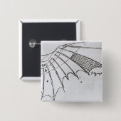 Detail eines mechanischen Flügels Button (Vorne & Hinten)