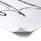 Detail eines mechanischen Flügels Poster (Ecke)