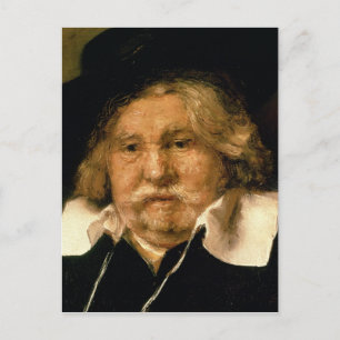 Detail eines Portraits eines alten Mannes, 1667 Postkarte