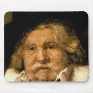 Detail eines Porträts eines alten Mannes, 1667 Mousepad