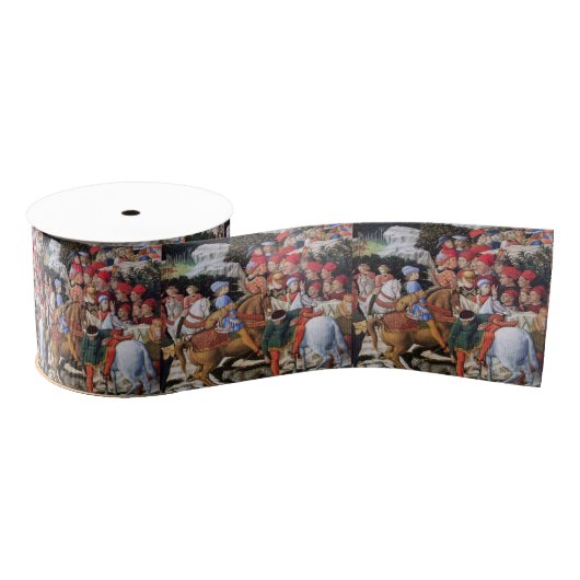 Detail from Procession of the Magus Melchior Ripsband (Spule)