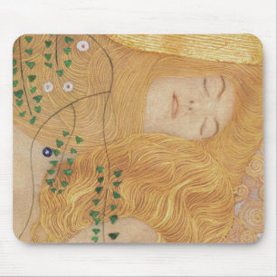 Detail Gustav Klimt   der Wasser-Schlangen I Mousepad