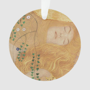 Detail Gustav Klimt   der Wasser-Schlangen I Ornament