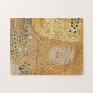 Detail Gustav Klimt der Wasser-Schlangen I Puzzle