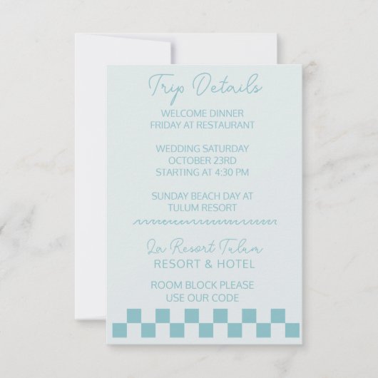 Detail Hochzeitkarte Dankeskarte (Vorderseite)