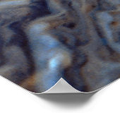 Detail Jupiter Atmosphäre Großer Roter Fleck Poster (Ecke)