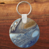 Detail Jupiter Atmosphäre Großer Roter Fleck Schlüsselanhänger (Vorderseite)