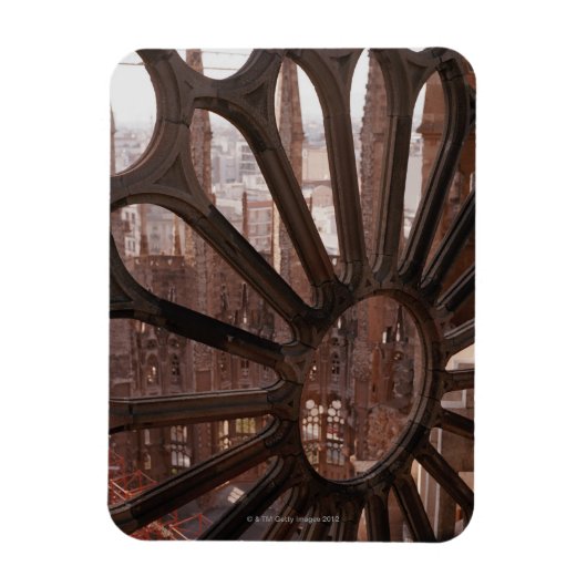 Detail La Sagrada Familia, Barcelona, Spanien Magnet (Vertikal)