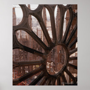 Detail La Sagrada Familia, Barcelona, Spanien Poster