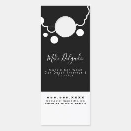 Detail-Logo für Minimalistische Wash-Mobiltechnolo Türanhänger