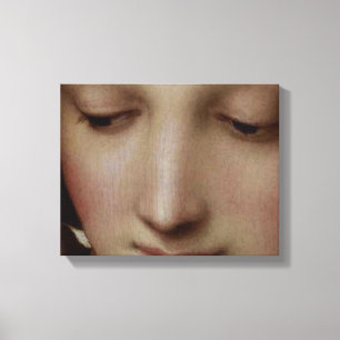 Detail Madonna der Wiese Leinwanddruck