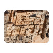 Detail Magician Pyramid, Yucatan, Mexiko Magnet (Horizontal)