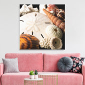 Detail Muscheln aus aller Welt 2 Leinwanddruck (Insitu (Wohnzimmer))