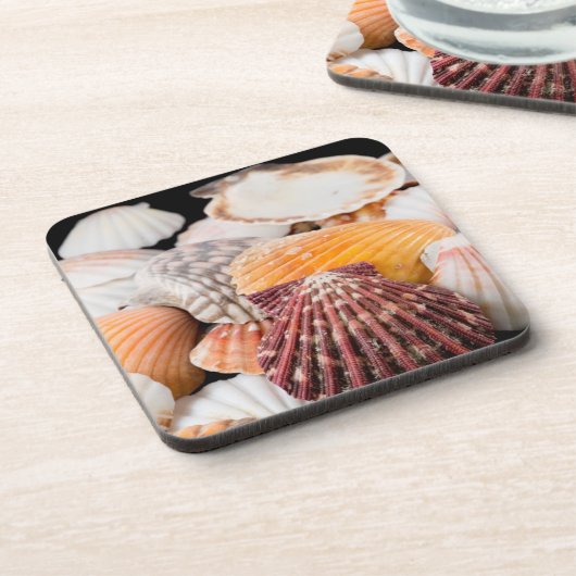 Detail Muscheln aus der ganzen Welt 2 Untersetzer (Linke Seite)