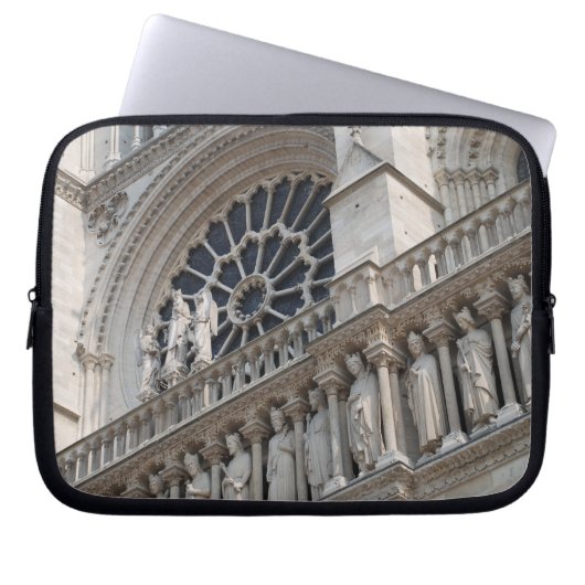 Detail Notre Dame Laptopschutzhülle (Vorderseite)