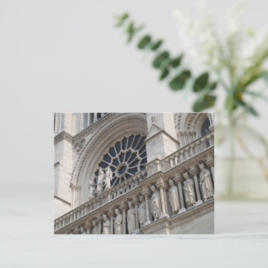 Detail Notre Dame Postkarte (Stehend Vorderseite)