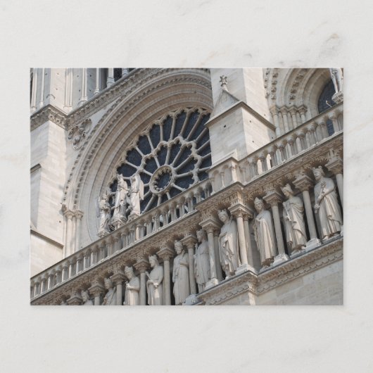 Detail Notre Dame Postkarte (Vorderseite)