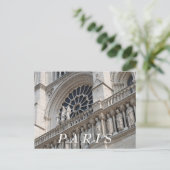 Detail Notre Dame Postkarte (Stehend Vorderseite)