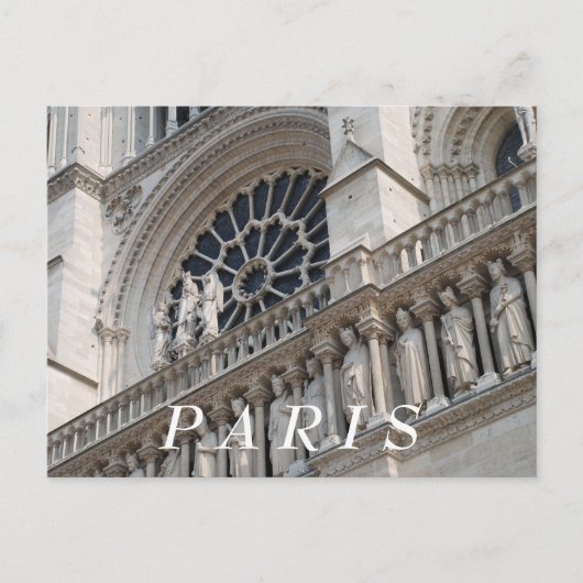 Detail Notre Dame Postkarte (Vorderseite)