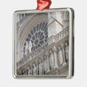 Detail Notre Dame Silbernes Ornament (Links)