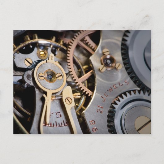 Detail of a pocket watch postkarte (Vorderseite)