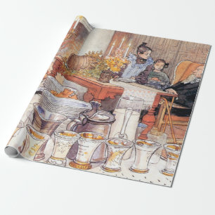 Detail Of Christmas Eve - Carl Larsson 1906 Geschenkpapier