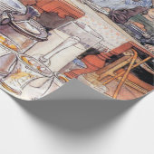 Detail Of Christmas Eve - Carl Larsson 1906 Geschenkpapier (Ecke)