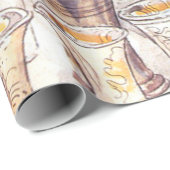 Detail Of Christmas Eve - Carl Larsson 1906 Geschenkpapier (Rolleneckpunkt)