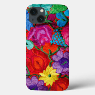 Detail of traditional embroidery floral textile Case-Mate iPhone hülle