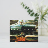 Detail Oldtimer auf Kuba Postkarte (Stehend Vorderseite)
