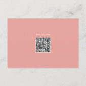 Detail Peach Begleitkarte (Rückseite)