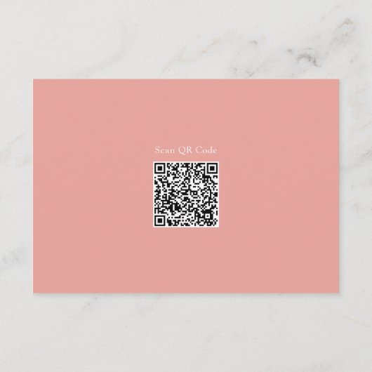 Detail Peach Begleitkarte (Rückseite)