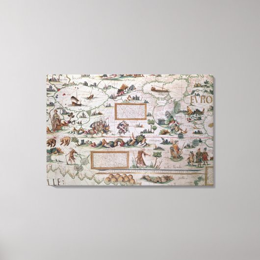 Detail Sibirien Leinwanddruck (Vorderseite)