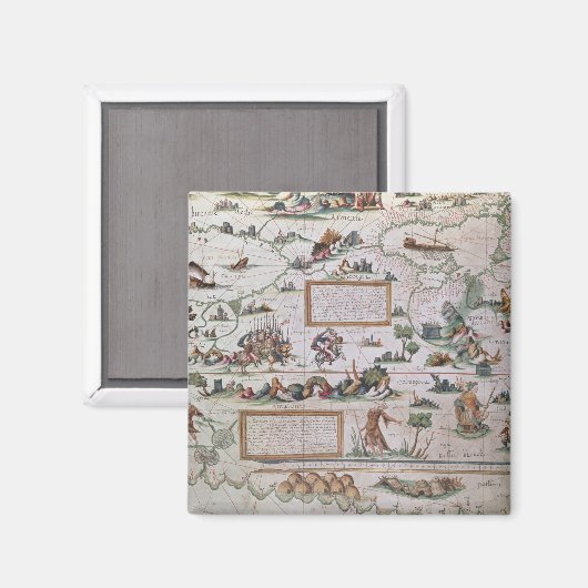 Detail Sibirien Magnet (Vorderseite/Rückseite)